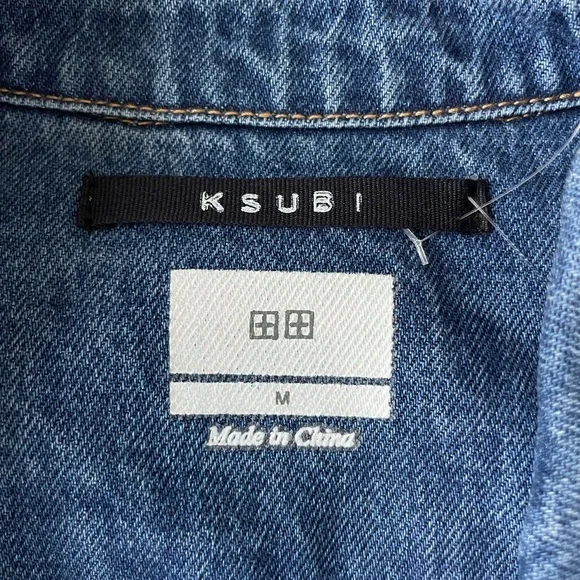 Ksubi Jett Jean Jacket Elixir Blue - Picture 6 of 7